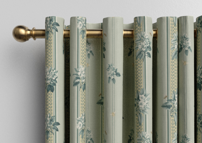 Upton, Apple Bee Bud Green - Made to Measure Curtains - Image 12